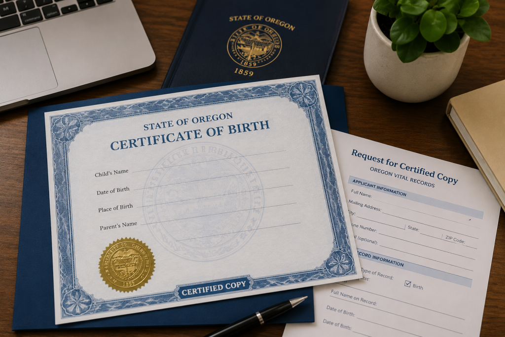 apostille for birth certificate Oregon, document authentication